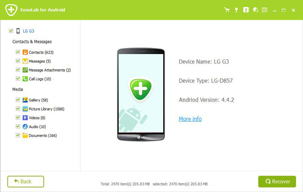 Recover Data from Android